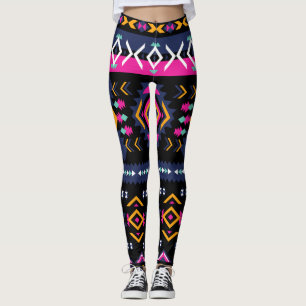 Colorful Aztec Leggings