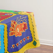 Colorful Aztec Mexican Animals Tafelkleed (Voorbeeld)