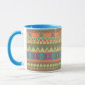 Colorful Aztec Pattern Mok (Links)