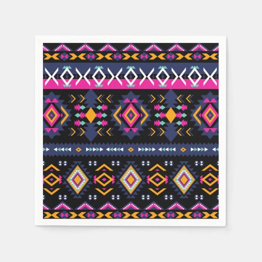 Colorful Aztec Servet (Voorkant)