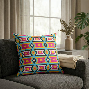 Colorful Aztec Tribal Trendy Geometric Pattern Stof