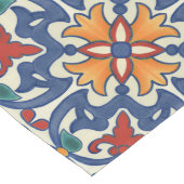 Colorful Azulejos Pattern Lange Tafelloper (Hoek)