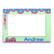 Colorful Baby Boy's Train Magnetic Lijst