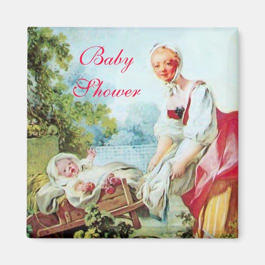 COLORFUL BABY SHOWER MAGNEET (Voorkant)