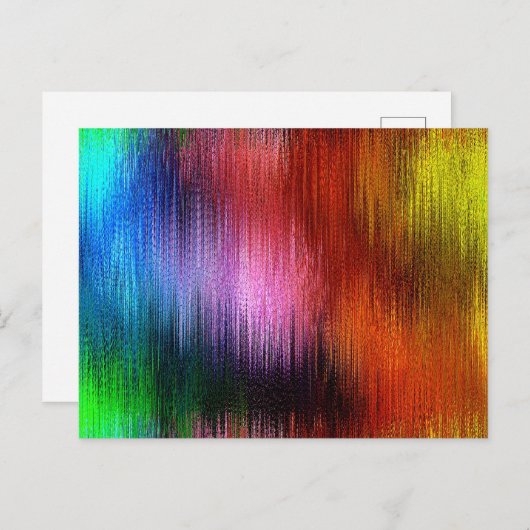 Colorful Background Pattern Briefkaart (Voorkant / Achterkant)