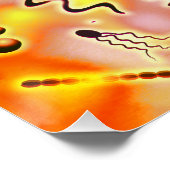 Colorful Bacteria Perfect Poster (Hoek)