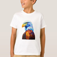 Colorful Bald Eagle Art