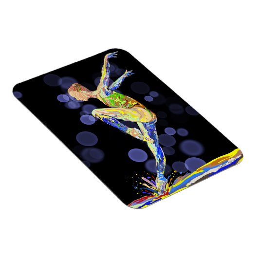 Colorful ballerina magneet (Rechterzijde)