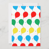 Colorful Balloon Birthday Invitation for Kids (Dos)