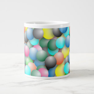 Colorful Balloons Banner Extra Grote Beker