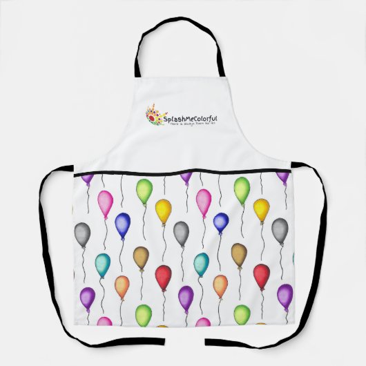 Colorful Balloons Logo Schort (Voorkant)