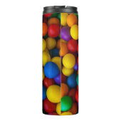 Colorful Balls Pattern Cute bright Thermosbeker (Achterkant)