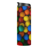 Colorful Balls Pattern Cute bright Thermosbeker (Geroteerd rechts)