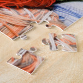 Colorful Balls van Yarn Legpuzzel (Zijkant)