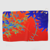 Colorful Bamboo Wave Golfhanddoek (Horizontaal)