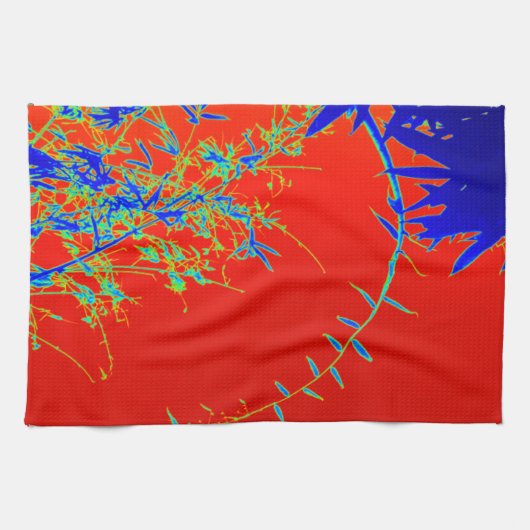 Colorful Bamboo Wave Theedoek (Horizontaal)