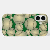 Colorful Baseball Patroon Case-Mate iPhone Case (Achterkant (horizontaal))