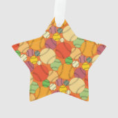 Colorful Baseball Patroon Ornament (achterkant)