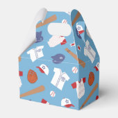 Colorful Baseball Theme Party Bedankdoosjes (Achterkant)