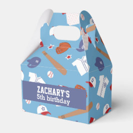 Colorful Baseball Theme Party Bedankdoosjes