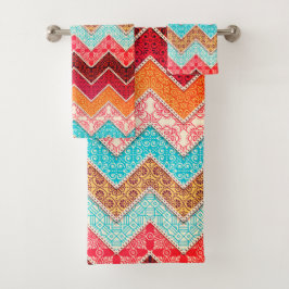 Colorful Bath Towelset Bad Handdoek