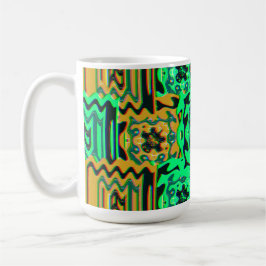 Colorful Bauhaus Geometric Design  Koffiemok