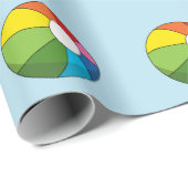 Colorful Beach Ball Cadeaupapier (Rol Hoek)