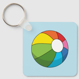 Colorful Beach Ball Sleutelhanger
