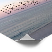 Colorful Beach Dream Life Poster (Hoek)