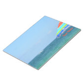 Colorful Beach Umbrella Notitieblok (Schuin)