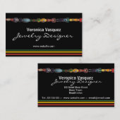 Colorful Beads Jewelry Visitekaartje (Voorkant / Achterkant)