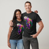 Colorful Bear Art Graphic T-shirt (Unisex)