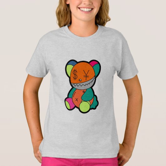 Colorful bear t-shirt (Voorkant)
