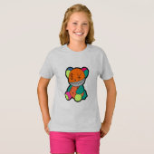 Colorful bear t-shirt (Voorkant volledig)