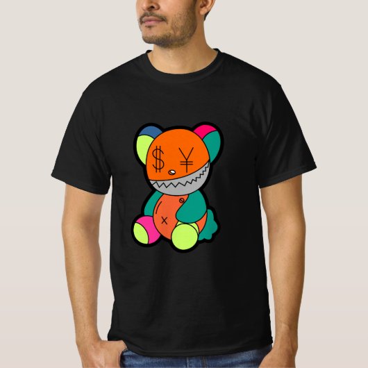 Colorful bear t-shirt (Voorkant)