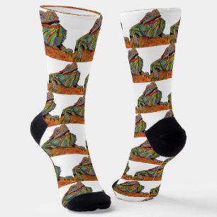Colorful Bearded Dragon Socks Sokken