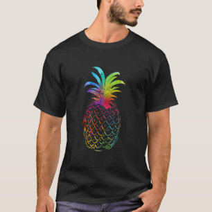 Colorful Beauful Pineapple Funny T Shirt Summer