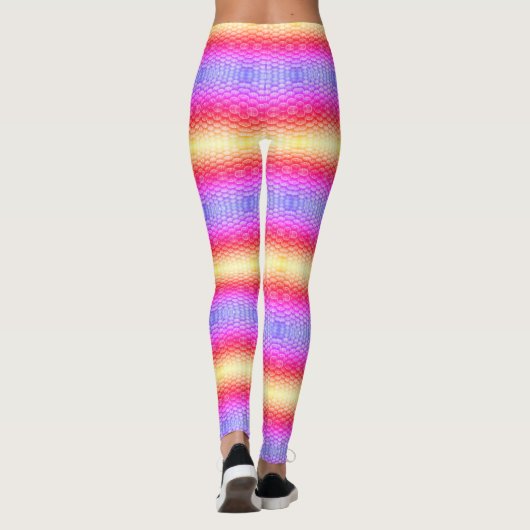Colorful Beehive Leggings (Achterkant)