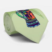 Colorful Beer Stein Oktoberfest Stropdas (Opgerold)