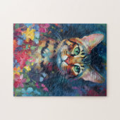 Colorful Bengal cat Legpuzzel (Horizontaal)