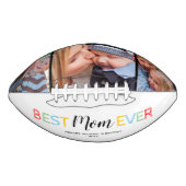 Colorful Best Mam Ever Photo Collage Football (Voorkant)