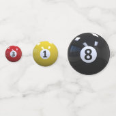 Colorful Billiard/Pool Balls Confetti (Voorkanten)