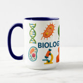 Colorful Biology Science Ceramic Mug (Gauche)