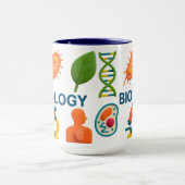 Colorful Biology Science Ceramic Mug (Centre)