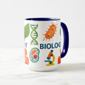 Colorful Biology Science Ceramic Mug (Devant droit)