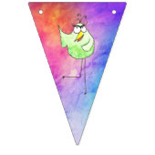 Colorful Bird Bunting Penant Banner (Tweede vlag)
