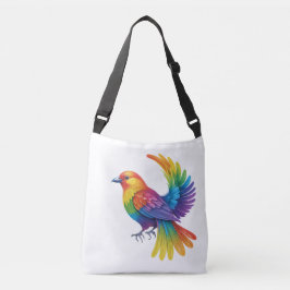 Colorful Bird Crossbody Tas