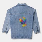 Colorful Bird Denim Jacket (Achterkant)
