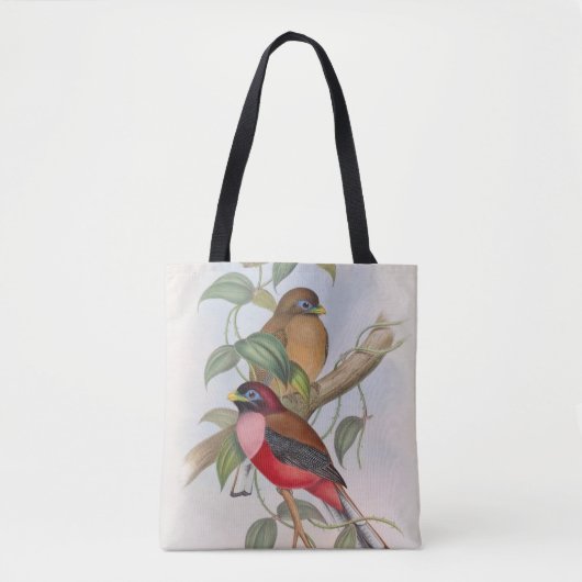 Colorful  Bird Illustration Tas (Voorkant)