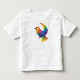 Colorful Bird Kinder Shirts